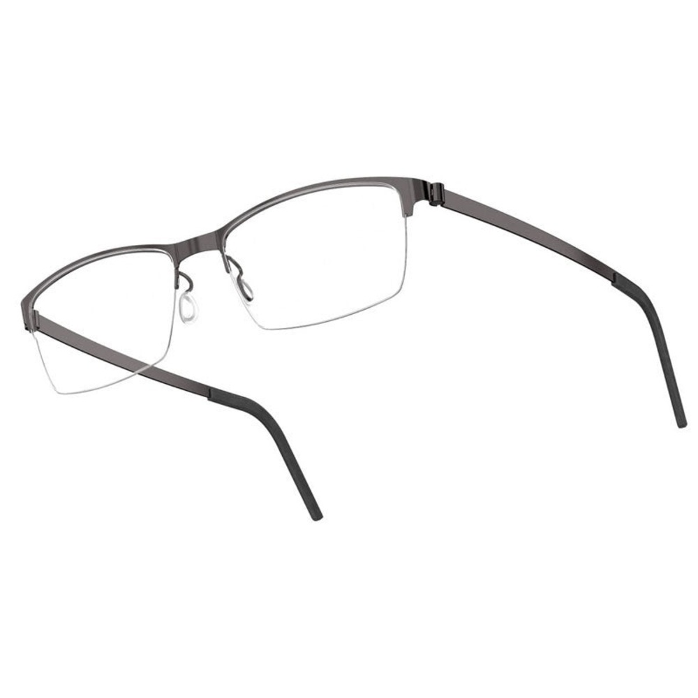 Lindberg Eyeglasses Frames 7406 Grey Strip Titanium 52-16-135